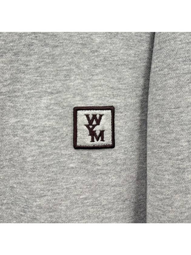 Back Logo Sweatshirt Grey - WOOYOUNGMI - BALAAN 5