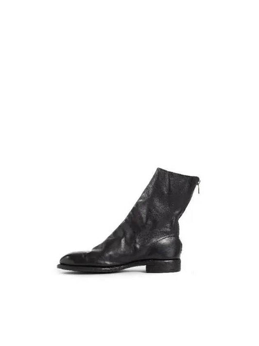 Men s Boots 988 Calfskin Zip up Ankle 988CALFFULLGRAIN BLKT - GUIDI - BALAAN 2