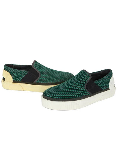 Mesh Slip-Ons Green - LANVIN - BALAAN 2