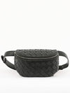 Intrecciato Belt Bag Dark Green - BOTTEGA VENETA - BALAAN 4