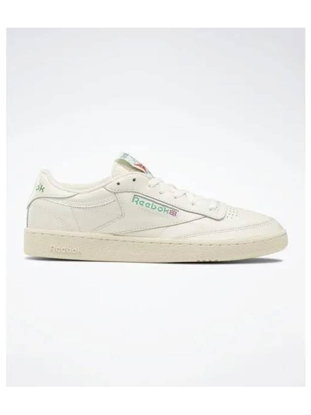 Club 85 Vintage Low Top Sneakers Chalk Green - REEBOK - BALAAN 2