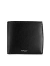 Bifold 8cc Leather Half Wallet Black - BALLY - BALAAN 2