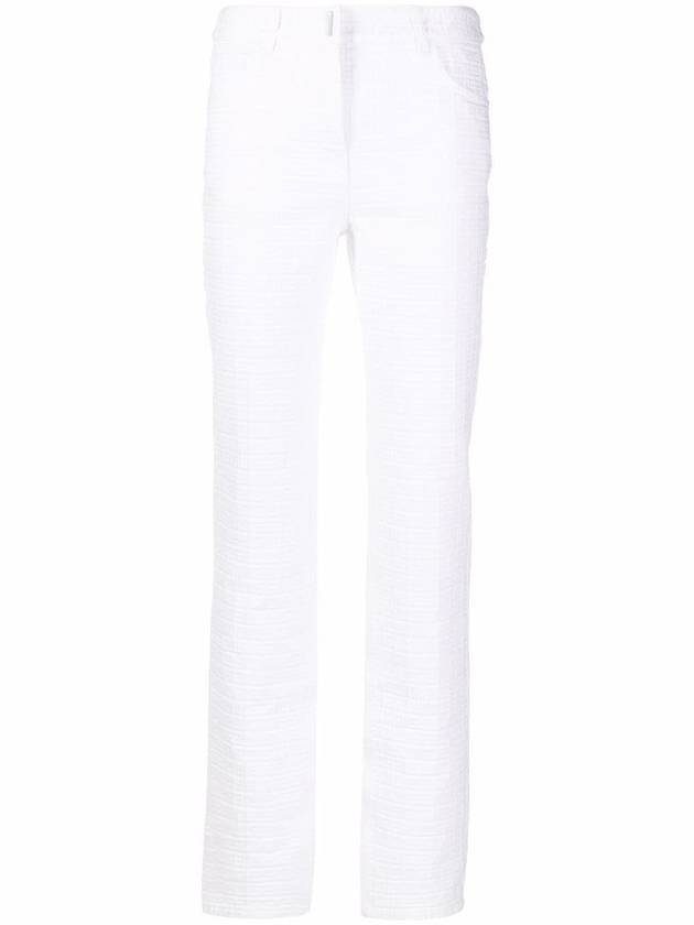 All Over 4G Jacquard Jeans White - GIVENCHY - BALAAN 2