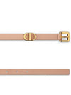 30 Montaigne 15MM Loop Ultrasoft Calfskin Belt Pink - DIOR - BALAAN 3