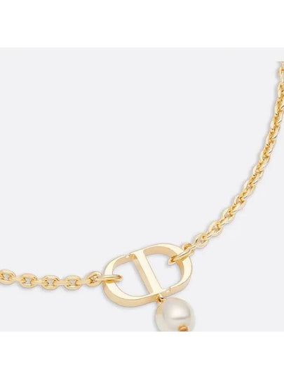 Petit CD Pearl Necklace Gold - DIOR - BALAAN 2