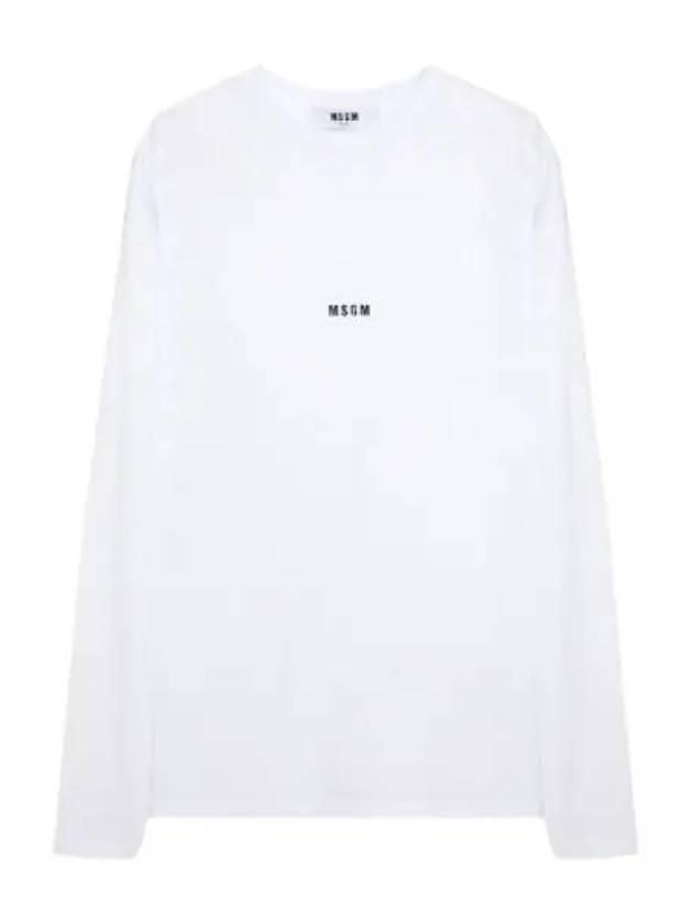 micro logo long sleeve t shirt men - MSGM - BALAAN 1