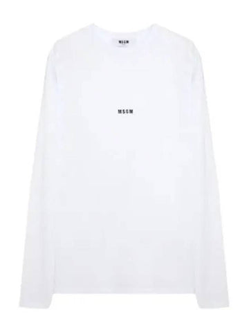 micro logo long sleeve t shirt men - MSGM - BALAAN 1