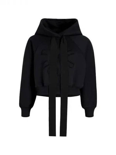 Medallion Organic Cotton Hoodie Black - PATOU - BALAAN 2