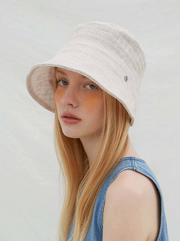 Le Petit Hat Tweed Ivory - BROWN HAT - BALAAN 2