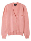 Bella Logo Embroidery Cardigan Pink - A.P.C. - BALAAN 2