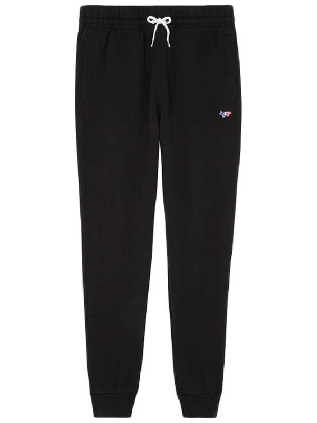 Men's Tricolor Fox Patch Track Pants Black - MAISON KITSUNE - BALAAN 3