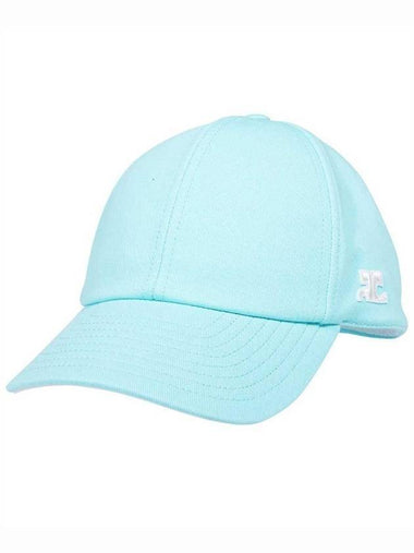 Signature Cotton Ball Cap Turquoise - COURREGES - BALAAN 1