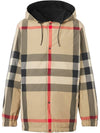 Reversible Check Hooded Jacket Archive Beige - BURBERRY - BALAAN 1