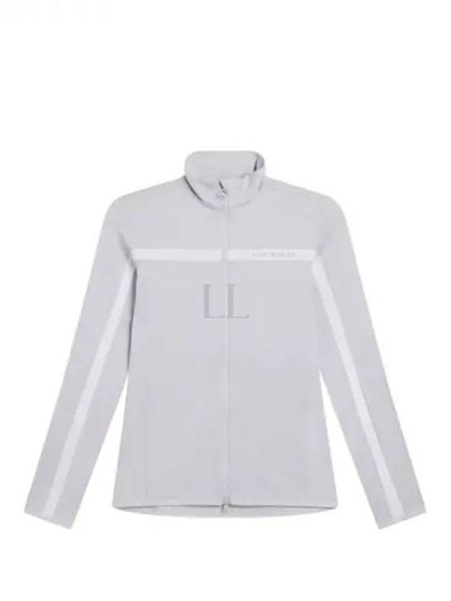 Seasonal Janice Mid Layer Zip-Up Jacket Light Grey Melange - J.LINDEBERG - BALAAN 2