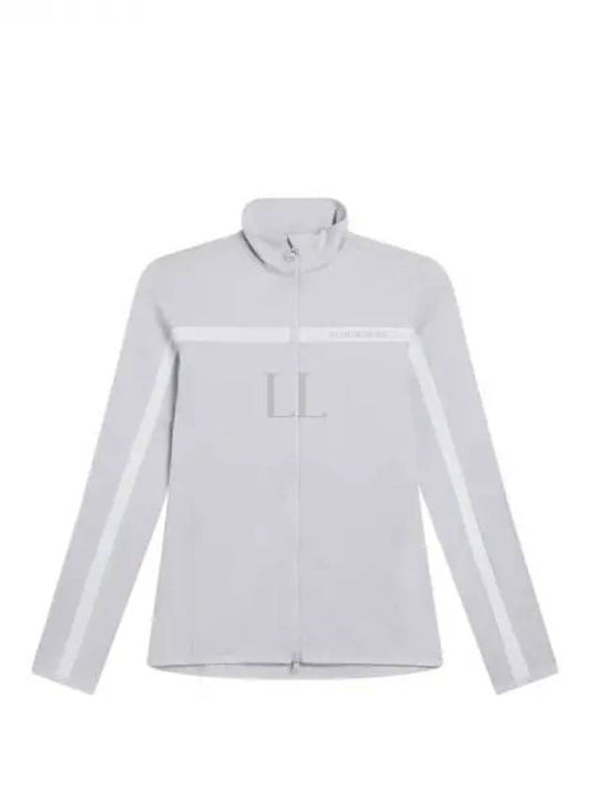 Seasonal Janice Mid Layer Zip-Up Jacket Light Grey Melange - J.LINDEBERG - BALAAN 2