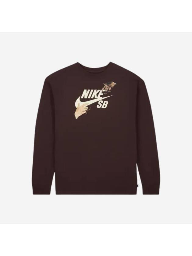 SB Skate Long Sleeve T-Shirt Earth - NIKE - BALAAN 1