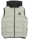 Logo Patch Hoodie Padding Vest Grey - MOOSE KNUCKLES - BALAAN 2