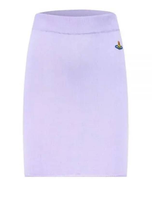 Logo Bea Mini H Line Skirt Purple - VIVIENNE WESTWOOD - BALAAN 2