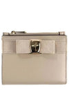 Vara Bow Half Wallet Beige - SALVATORE FERRAGAMO - BALAAN 2