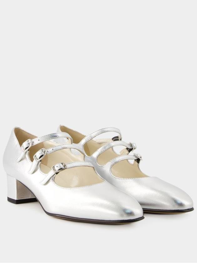 Kina Pumps - Carel - Leather - Silver - CAREL - BALAAN 2