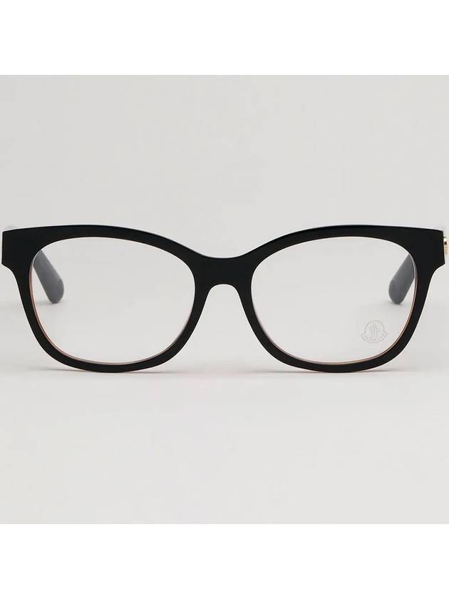 Glasses frame ML5133 005 overfit black horn rim fashion - MONCLER - BALAAN 3