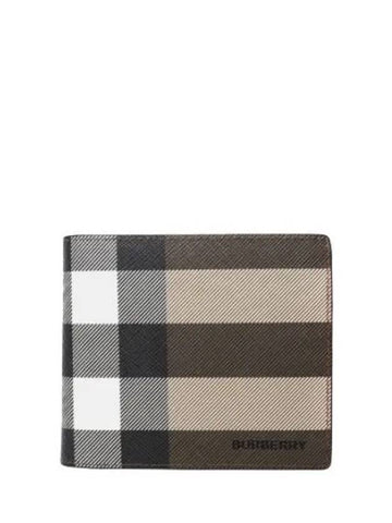 Check International Coin Half Wallet Men - BURBERRY - BALAAN 1