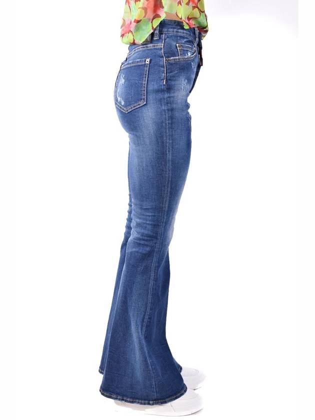 Denim Straight Pants S72LB0634 S30685470 BLUE - DSQUARED2 - BALAAN 3