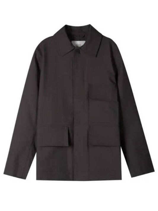 Chore Jacket Charcoal GUS SNM 880 - STUDIO NICHOLSON - BALAAN 1