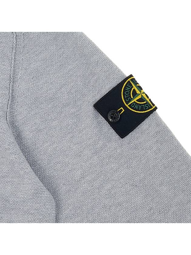 Logo Wappen Knit Top Grey - STONE ISLAND - BALAAN 6