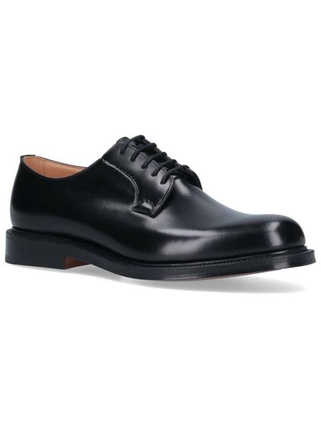 Shannon Leather Lace Up Derby Black - CHURCH'S - BALAAN 3