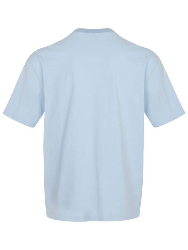 Men's Short Sleeve T-Shirt Light Blue SW21ETS01LL - SOLEW - BALAAN 3