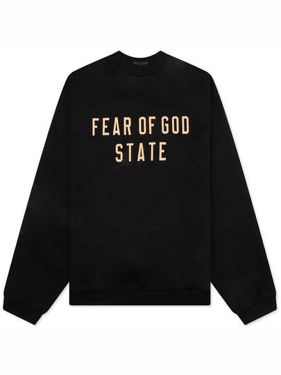 Logo Print Sweatshirt Black - FEAR OF GOD - BALAAN 2