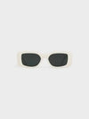 Eyewear Triope XL 01 Acetate Sunglasses Ivory - CELINE - BALAAN 1