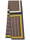 silk montage print scarf - BURBERRY - BALAAN.