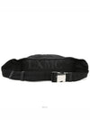 Triangle logo Re nylon Pocono black belt bag hip 2VL132 - PRADA - BALAAN 5