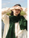 Cashmere Pashmina Muffler Forest Green - WILL'O THE WISP - BALAAN 3