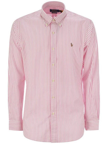 Custom-Fit Stretch Oxford Shirt - POLO RALPH LAUREN - BALAAN 1