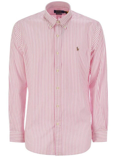 Custom-Fit Stretch Oxford Shirt - POLO RALPH LAUREN - BALAAN 1