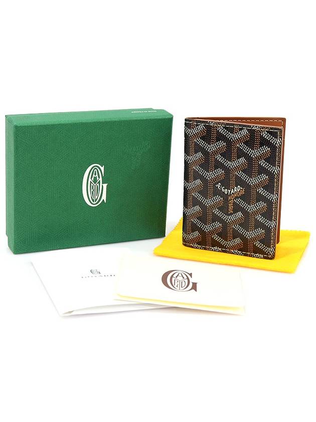 APMMARC 03 Black Tan Goyadin Canvas Saint Marc Card Wallet - GOYARD - BALAAN 2