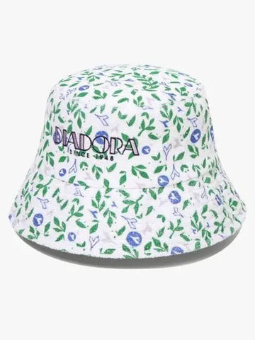 Diadora Graphic Logo Terry Bucket Hat PTN GREEN - DIADORA - BALAAN 1