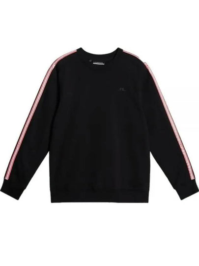 Sneaky Crew Neck Sweatshirt Black - J.LINDEBERG - BALAAN 2