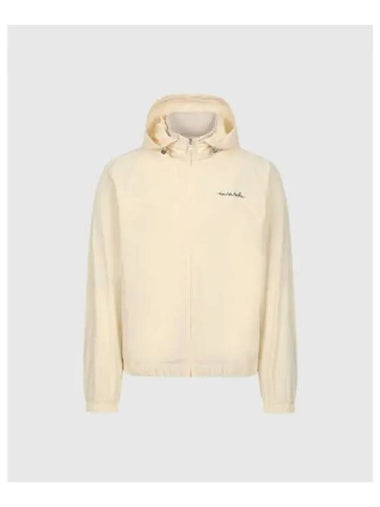 TRAVISMATHEW Men s Performance Woven Windbreaker Ivory - TRAVIS SCOTT - BALAAN 1