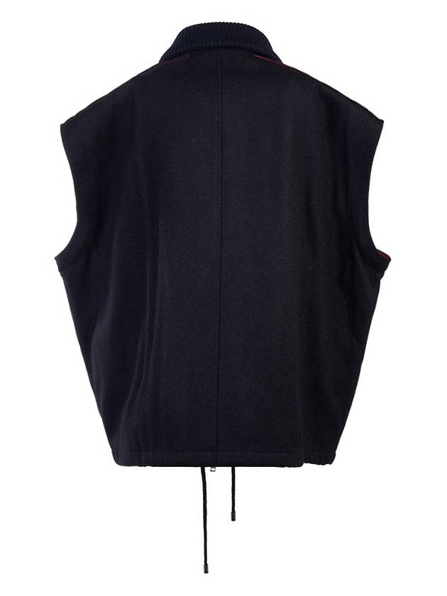 Palmeira Wool Jacket Navy - ISABEL MARANT - BALAAN 7