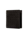 Intrecciato Small Folder Half Wallet Brown - BOTTEGA VENETA - BALAAN 4