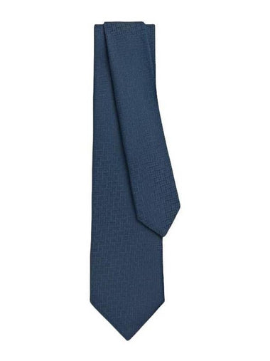 Men s Picone H 24 Silk Tie Marine - HERMES - BALAAN 1