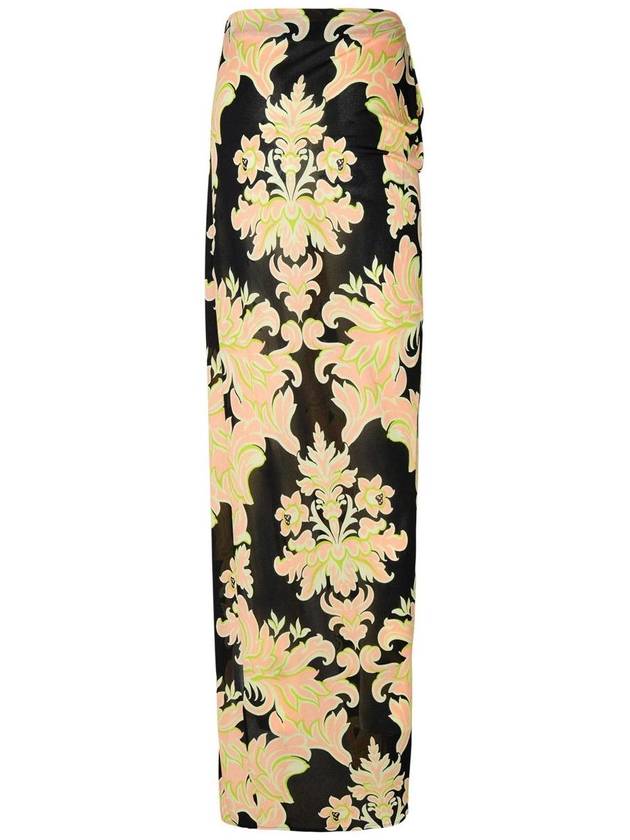 Etro 'Sarong' Black Viscose Skirt - ETRO - BALAAN 3