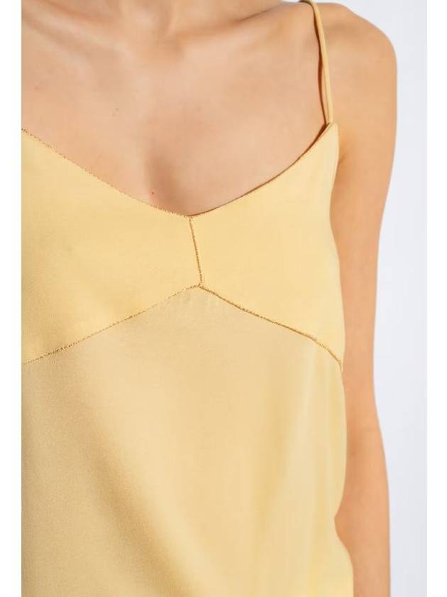 Sleeveless T-Shirt TPD264F214M466 769 Yellow - FABIANA FILIPPI - BALAAN 3