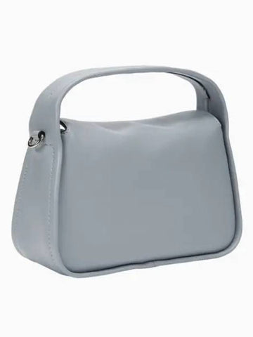 JEANS Women s Blue Gray CKJ Metal Monogram Mini Cross Bag DH3714 CI1 - CALVIN KLEIN - BALAAN 1