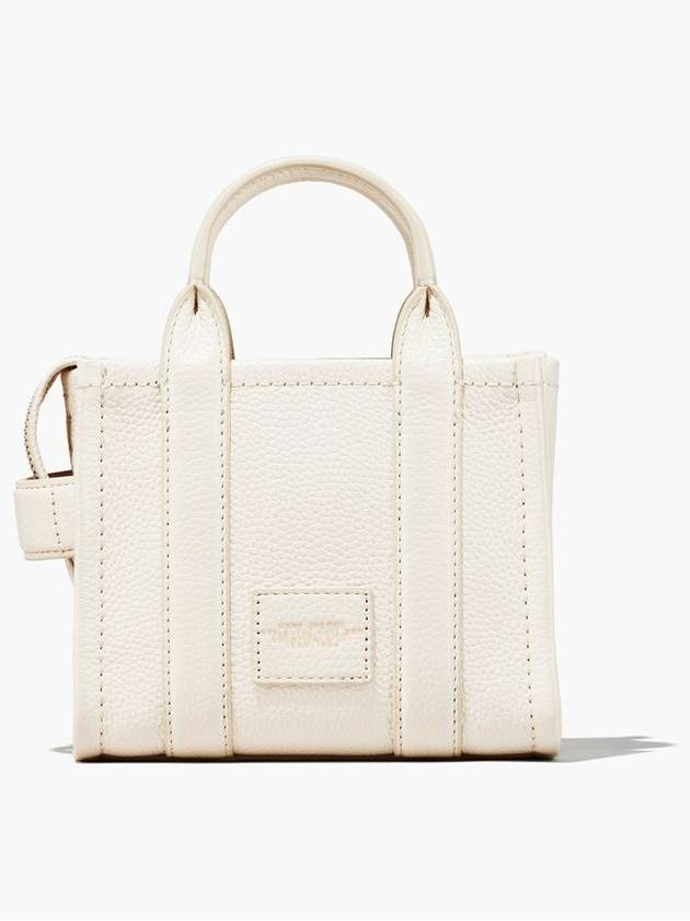 Mini Micro Leather Tote Bag White - MARC JACOBS - BALAAN 4