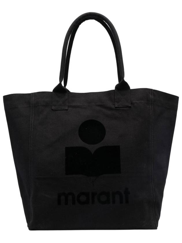 Yenky Logo Tote Bag Black - ISABEL MARANT - BALAAN 4